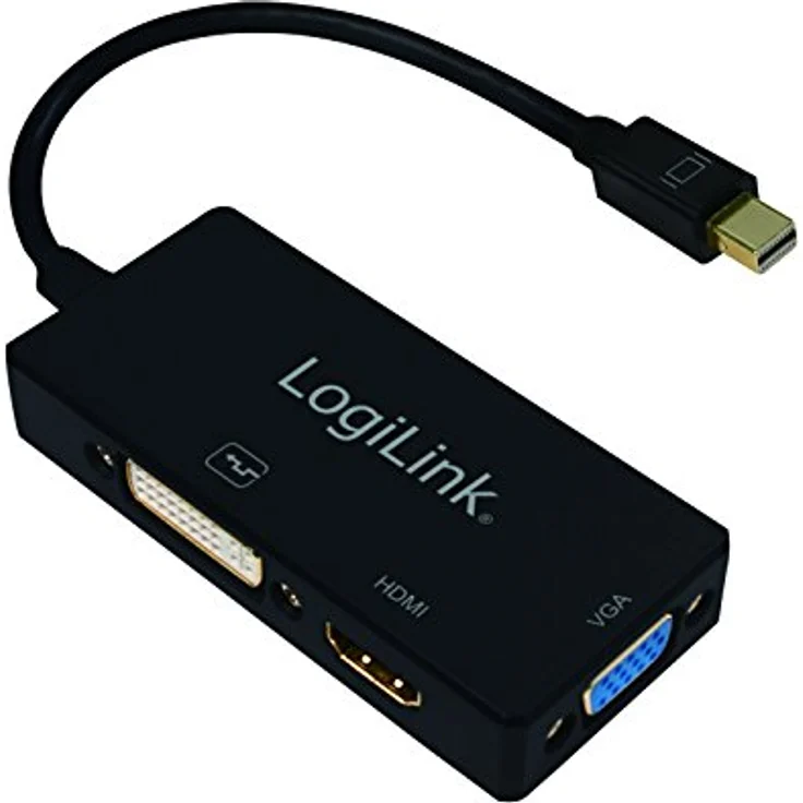 LogiLink - Videokonverter - Mini DisplayPort - DVI, HDMI, VGA