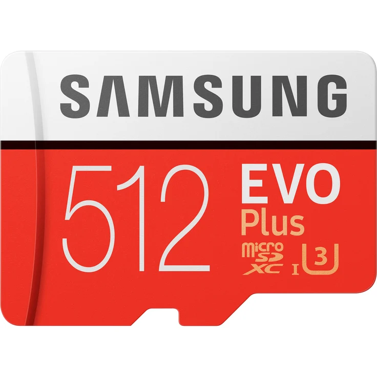 Samsung EVO Plus R100/W90 microSDXC 512GB Kit, UHS-I U3, Class 10 (MB-MC512HA/EU) – Bild 1