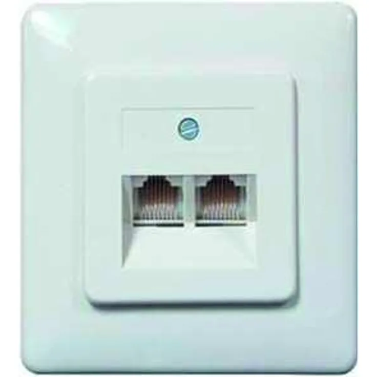 PROTEC.NET PUAE Anschlussdose UP 2xRJ45 2x8(8) rw