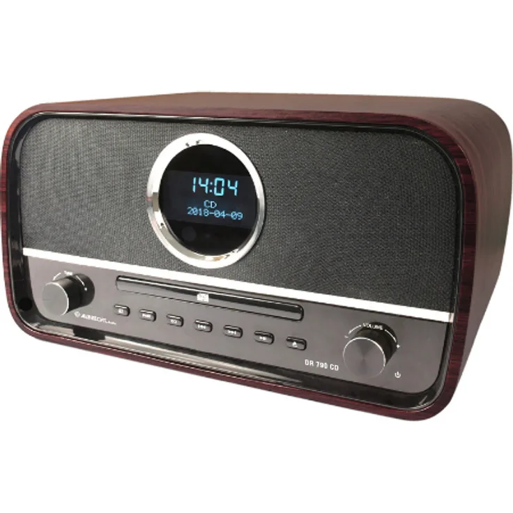 Albrecht DR 790 CD schwarz, Holz