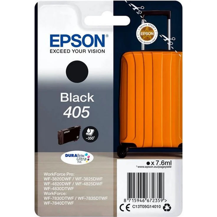 Epson 405 ''Koffer'' Tinte Single Pack Schwarz DURABrite Ultra – Bild 1