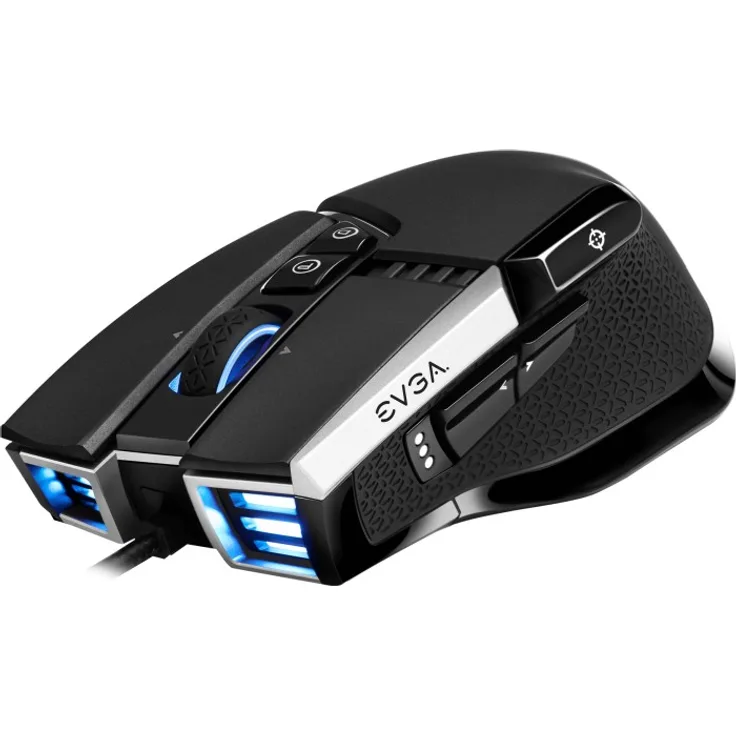 EVGA X17 Gaming Maus schwarz, USB (903-W1-17BK-K3/903-W1-17BK-KR)