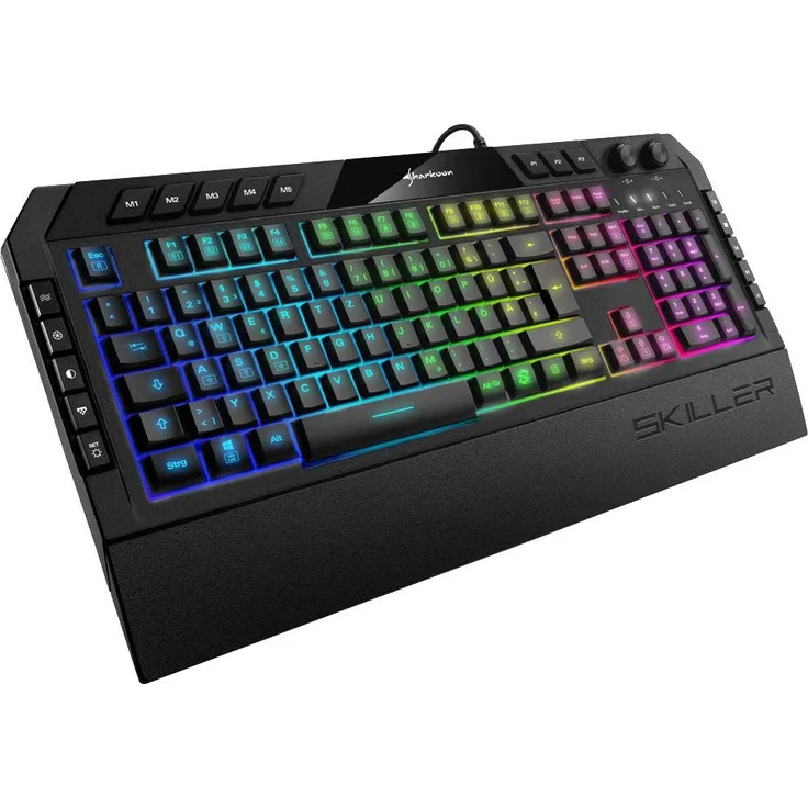 Sharkoon SKILLER SGK5 - Tastatur - hintergrundbeleuchtet - USB - Deutsch QWERTZ (4044951020461) – Bild 1