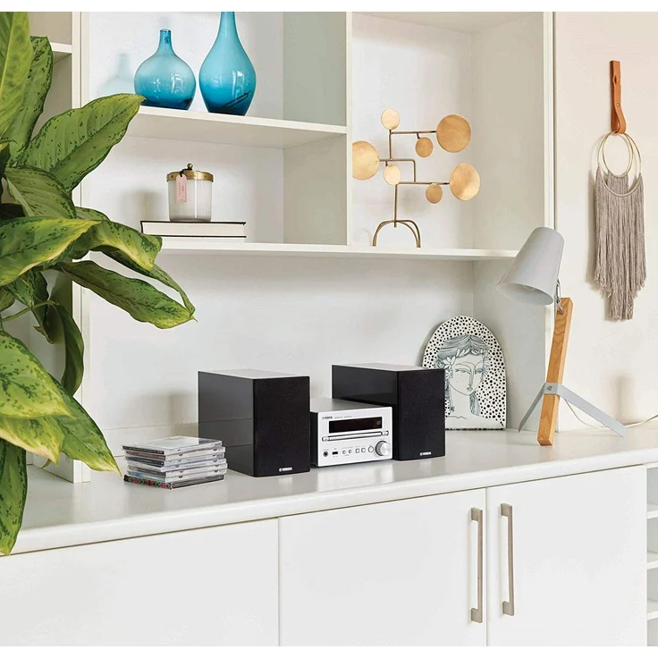 Yamaha MCR-B370D Minianlage mit Bluetooth, DAB+, UKW, Silber-Schwarz – Bild 4