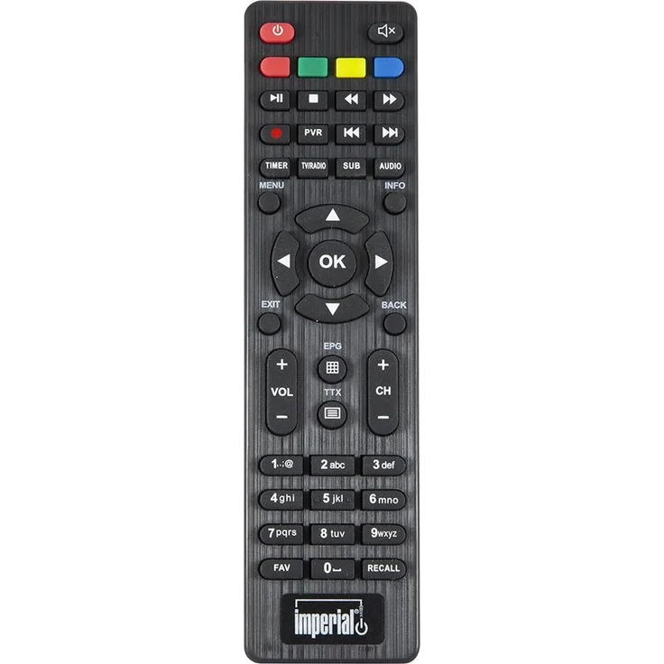 DigitalBox 77-559-00 Imperial T 2 IR DVB-T2 HD Receiver mit Irdeto Entschlüsselung Freenet TV, H.265-HEVC, HDMI, Scart, USB, LAN schwarz – Bild 3