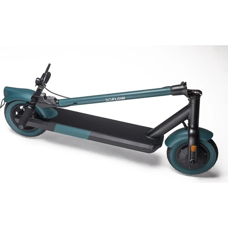 SoFlow SO6 E-Scooter, mit Straßenzulassung, Schwarz/Blau, 20 km/h – Bild 6