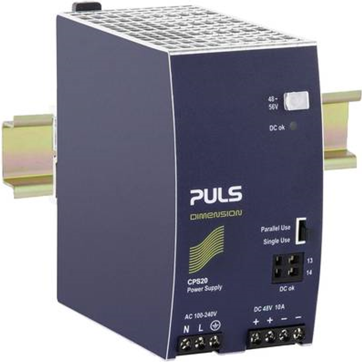 Puls CPS20.481 Hutschienen-Netzteil, Schaltnetzteil, DIN-Netzgerät 48 V/DC 10 A 480 W (CPS20.481)