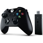 Microsoft Xbox Controller + Wireless Adapter für Windows Schwarz (CWT-00002) (PC)