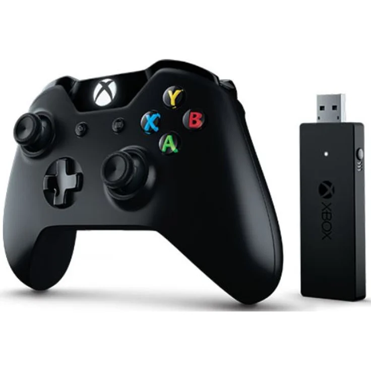 Microsoft Xbox Controller + Wireless Adapter für Windows Schwarz (CWT-00002) (PC)