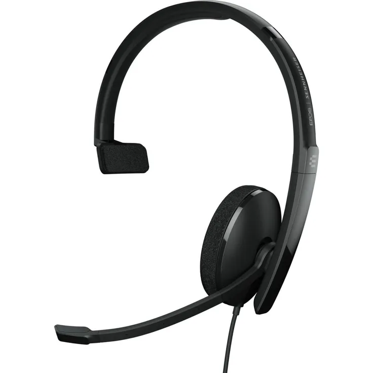EPOS ADAPT 130T USB-C II (Für Microsoft Teams zertifiziertes Mono-Headset), Schwarz