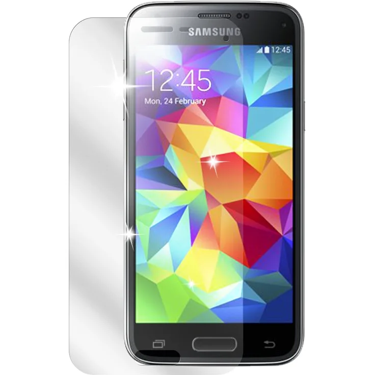 dipos Samsung Galaxy S5 mini Schutzfolie (2 Stück) - kristallklare Premium Folie Crystalclear