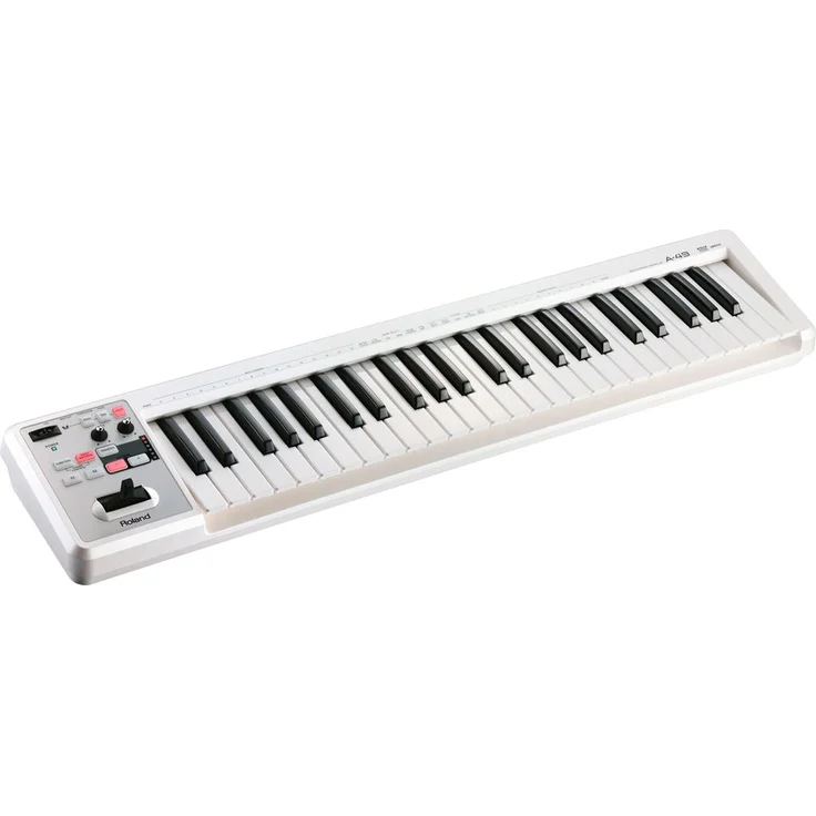 Roland A-49 Midi-Keyboard-Controller, Schwarz weiß