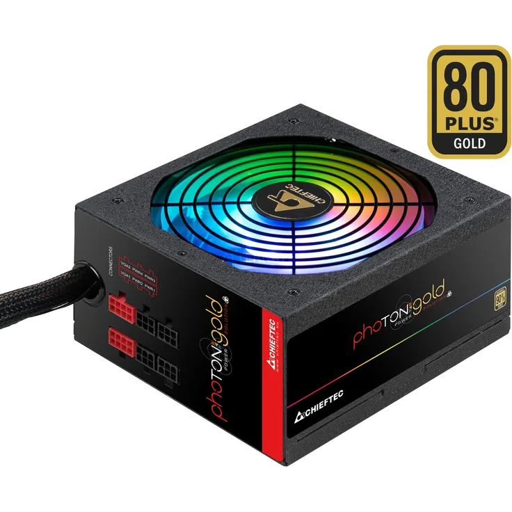 Chieftec Photon Gold GDP-750C-RGB 750W PC-Netzteil, schwarz, 4x PCIe (GDP-750C-RGB)