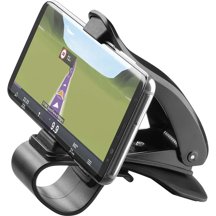Cellularline Pilot View Auto Schwarz Passive Halterung - Halterungen (Handy-Smartphone, Auto, Schwarz, Passive Halterung, 9 cm, 1 Stück(e))