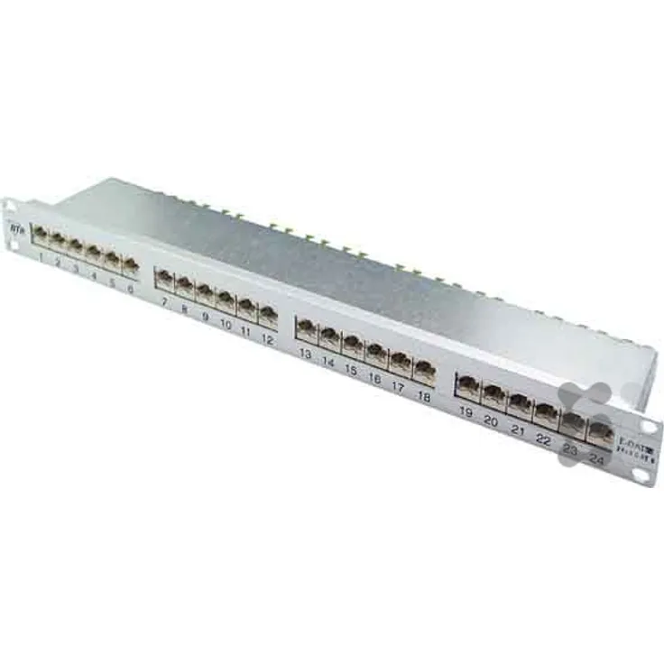Unbekannt Metz Connect 24-Port Panel E-DAT C6 TN E-DAT C6 MP24 1HE Alu Patchpanel Kupfer 42501841157