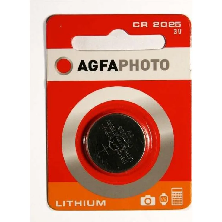 AgfaPhoto 150803425 AgfaPhoto 150-803425 Lithium-Knopfzelle CR2025 3 Volt Silber