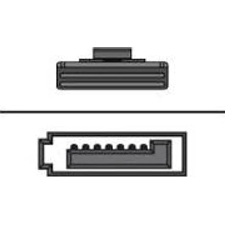 Supermicro CBL-0476L - SATA- / SAS-Kabel - 36 PIN 4iMini MultiLane bis 7-poliges SATA - für SuperServer 1027R-73DARF