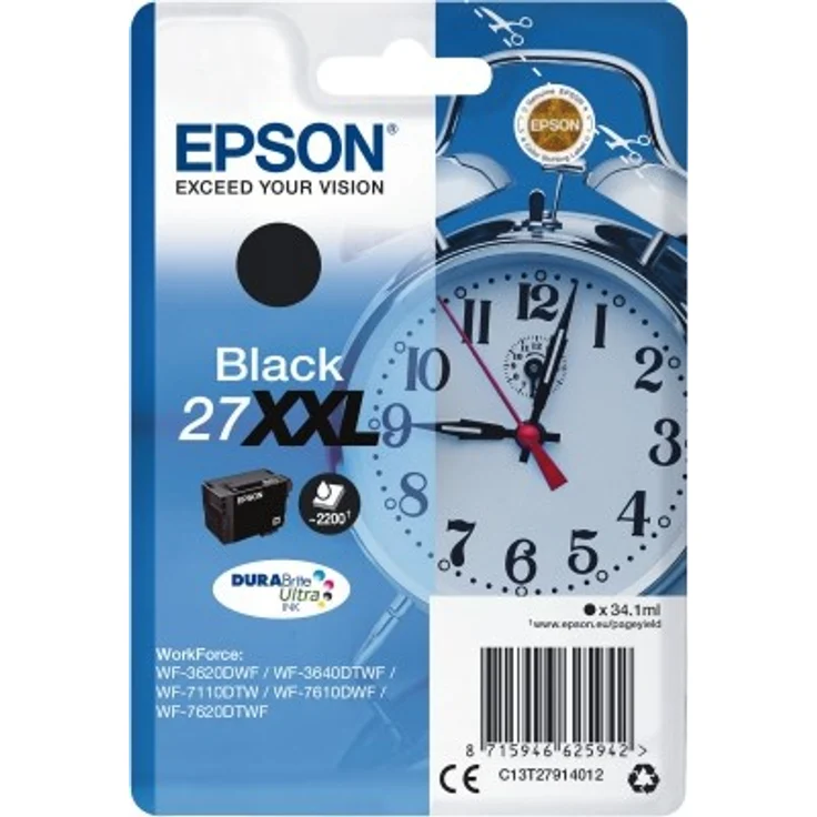 Epson C13T27914012 34.1ml 2200Seiten Schwarz Tintenpatrone – Bild 1