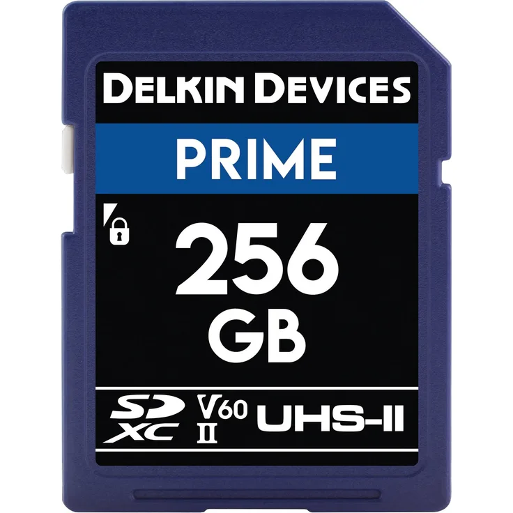 Delkin Devices 256 GB Prime SDXC 1900 x uhs-ii U3-V60 Speicherkarte
