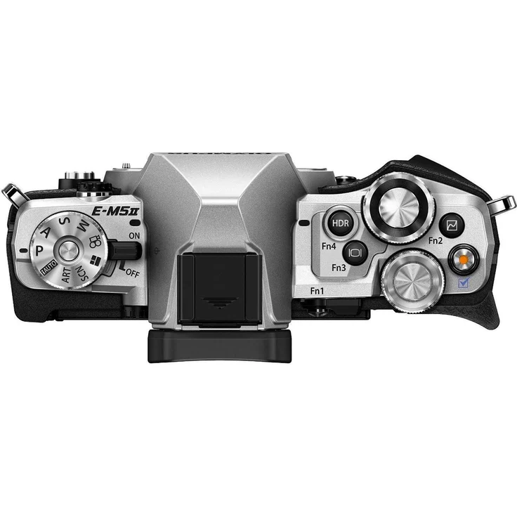 Olympus OM-D E-M5 Mark II Micro Four Thirds Systemkamera, 16.1 Megapixel, 5-Achsen Bildstabilisator, elektronischer Sucher, silber – Bild 4