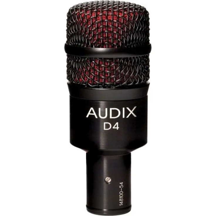 Audix D4 Hochwertiges dynamisches Mikrofon für Instrumente mit Tieffrequenzanteilen