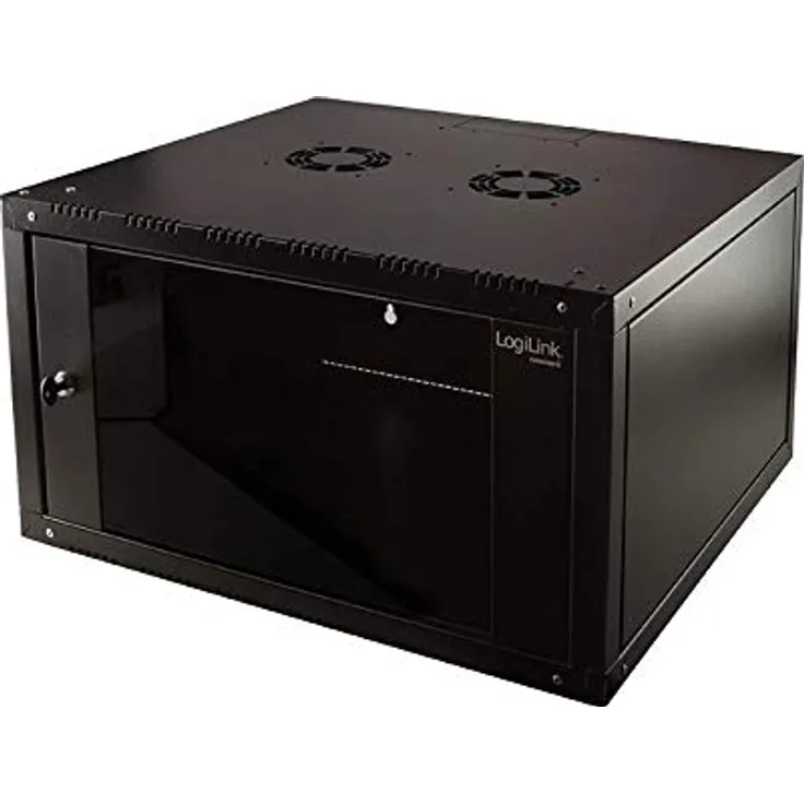 LogiLight 19 Zoll Wandgehäuse Einteilig 21HE (600X560 mm), schwarz