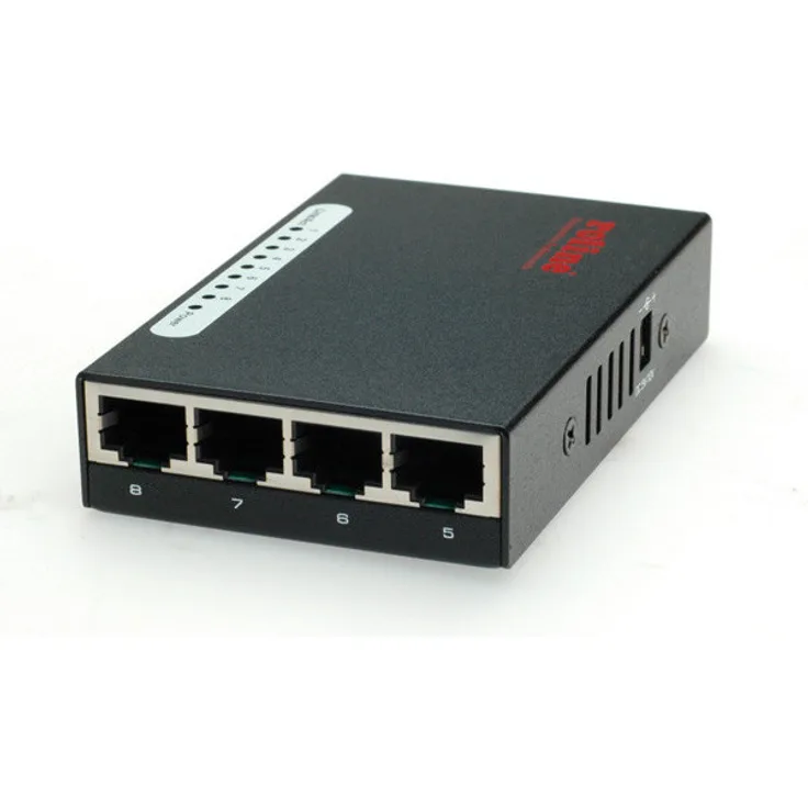 ROLINE 21143134 Fast Ethernet Switch, Pocket, 8 Ports