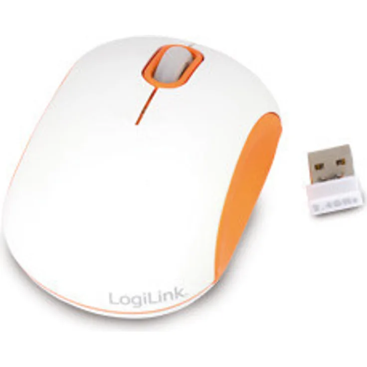 LogiLink Cooper Maus RF Wireless Optisch 1000 DPI Ambidextrous - Mäuse (Ambidextrous, Optisch, RF Wireless, 1000 DPI)