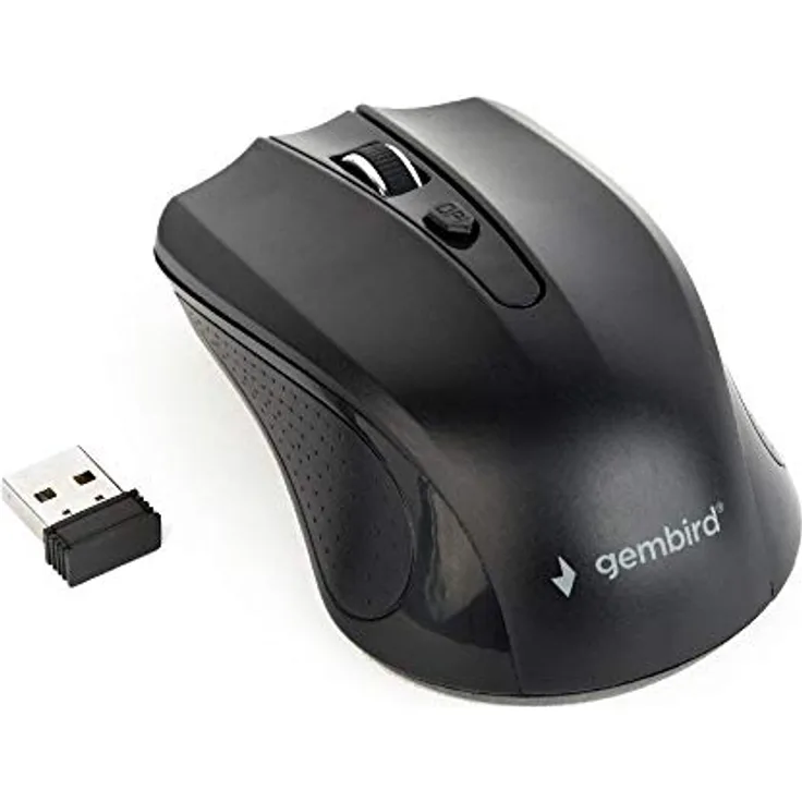 MOUSE USB OPTICAL WRL-BLACK MUSW-4B-04 GEMBIRD