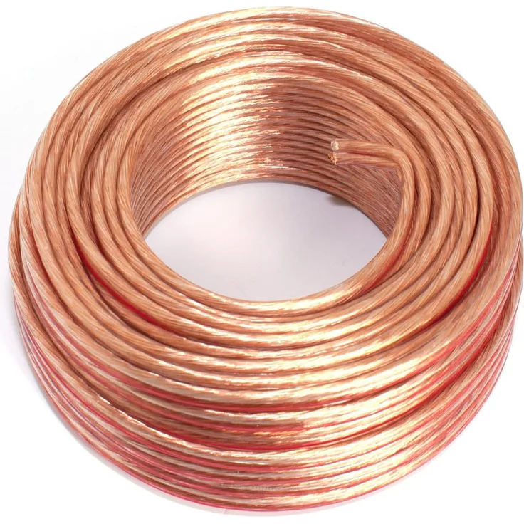 Lautsprecherkabel 2x2,50mm2 - 25m - transparent - CCA - Audiokabel - Boxenkabel