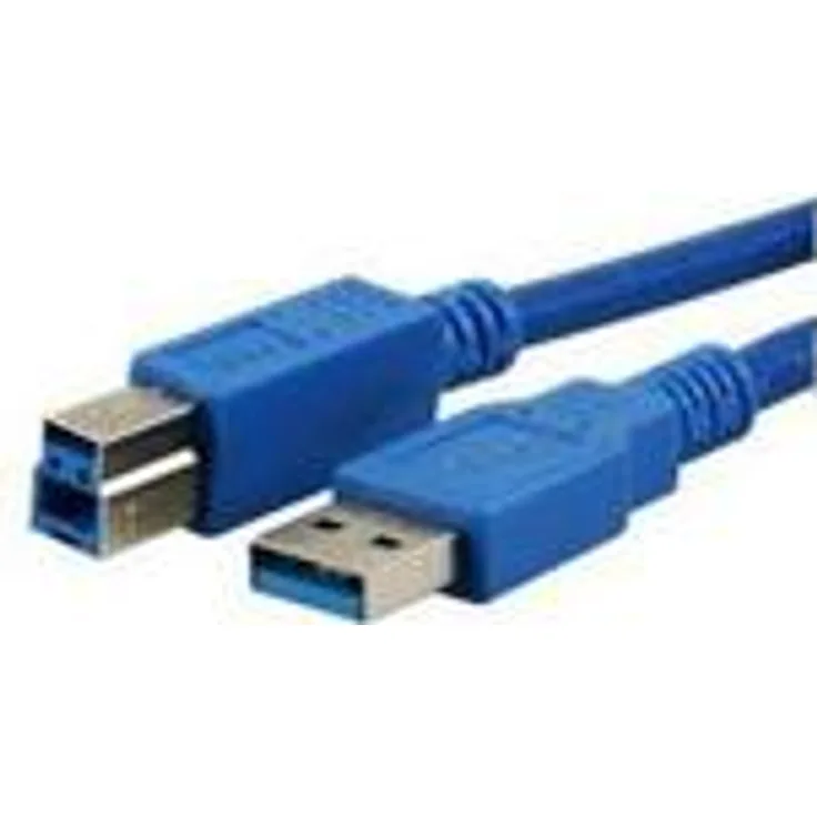 MediaRange - USB-Kabel - 9-polig USB Typ A (M) - 9-polig USB Typ B (W) - 5,0m (USB3.0) - Blau (MRCS150)