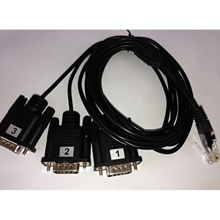 ALLNET ALL4500_COM 3 x DB9 RJ-45 Schwarz (ALL4500_COM)