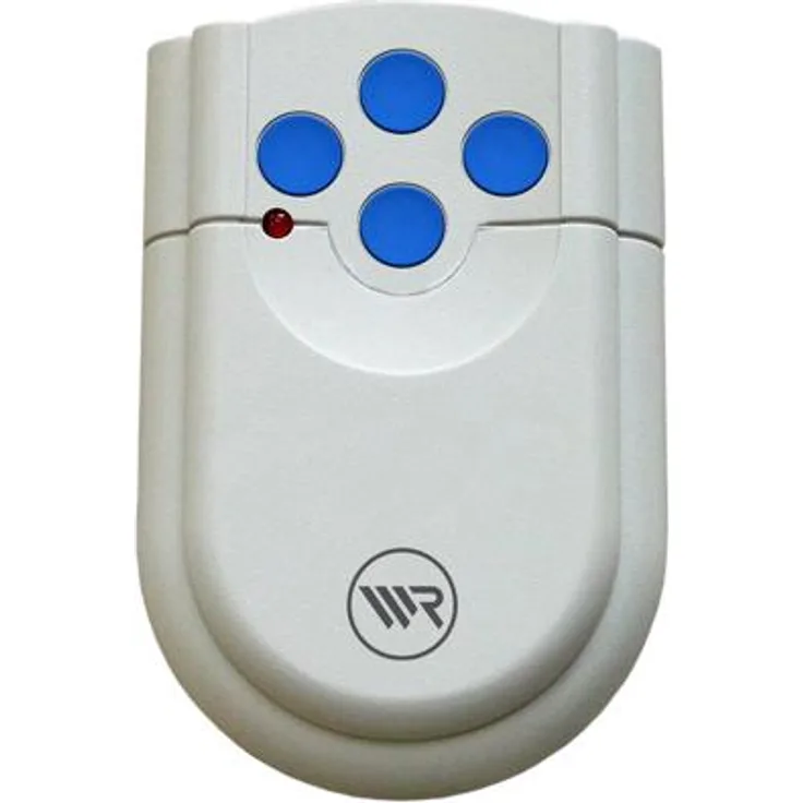 Rademacher 4385-4T RolloPort 4-Kanal-Handsender (80000028), 4-Tasten Keeloq, grau