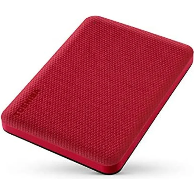 Toshiba Canvio Advance - Festplatte - 2 TB - extern (tragbar) - 2.5 Zoll (6.4 cm) - USB 3.2 Gen 1 - Rot (HDTCA20ER3AA) – Bild 2