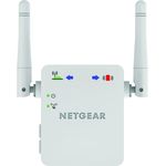 Netgear WLAN Repeater WN3000RP WLAN Verstaerker und Super-Boost WiFi (N300, Abdeckung 1 bis 2 Räume und 10 Geräte, Geschwindigkeit bis 300 MBit-s, WPS, kompaktes Design)