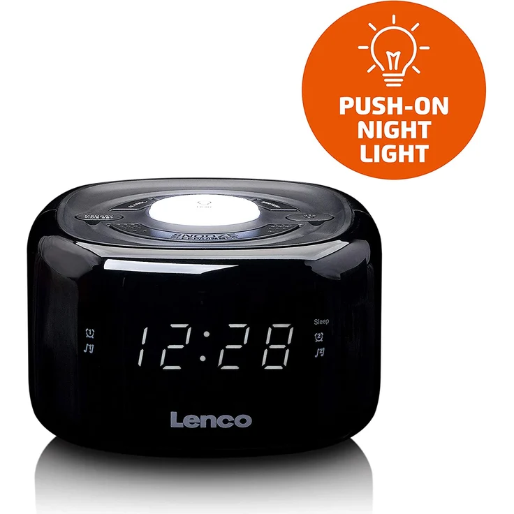 Lenco CR-12 Radiowecker, schwarz – Bild 6