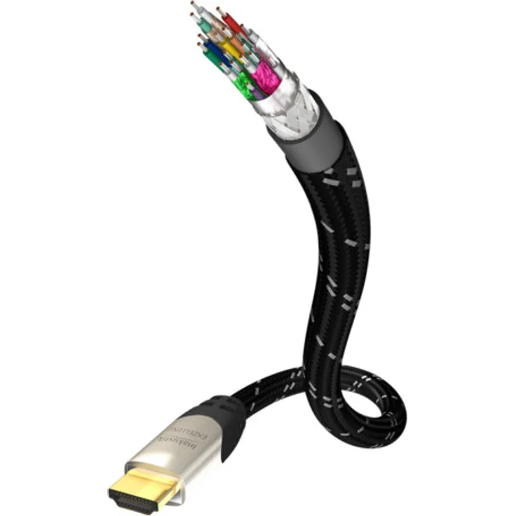AKUSTIK High Speed HDMI Kabel mit Ethernet 5 Meter Farbe Schwarz