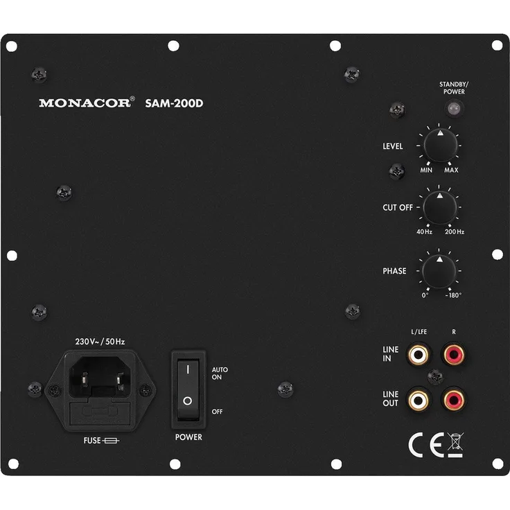 Mocor 32.0780 Subwoofer, Schwarz Subwoofer - 200 Watt - schwarz