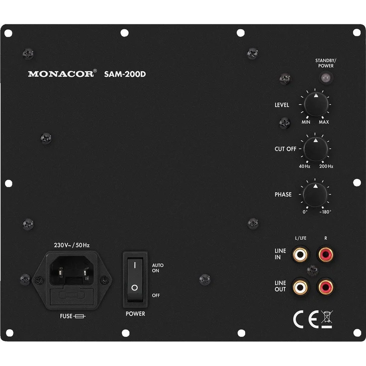 Mocor 32.0780 Subwoofer, Schwarz Subwoofer - 200 Watt - schwarz