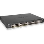 Netgear GS348PP 48 Port Gigabit Ethernet LAN PoE Switch (mit 24x PoE+ 380W, Plug-and-Play, Desktop- oder Rack-Montage, robustes Metallgehäuse)