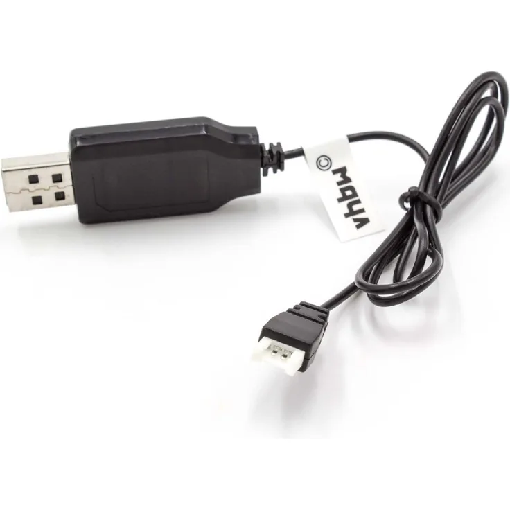 vhbw USB-Ladekabel, USB-Ladegerät passend für Drohne, Quadcopter Hubsan X4 H107, H107L C, H107L D, V977, V930, U816