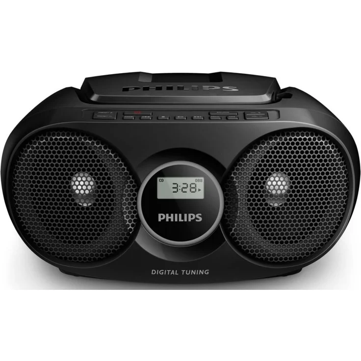 Philips AZ215B CD-Soundmachine (Digital UKW, Audioeingang, 3 Watt, leicht bedienbar) schwarz – Bild 1