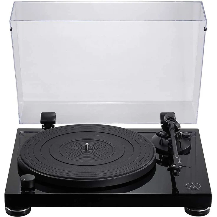 Audio-Technica AT-LPW50PB Manueller Plattenspieler mit Riemenantrieb schwarz – Bild 6