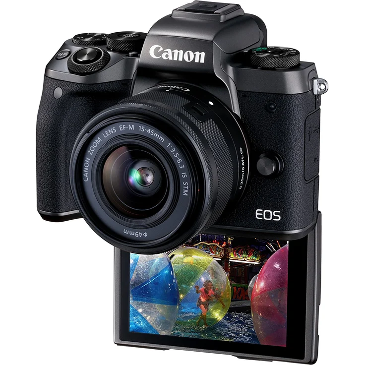 Canon EOS M5 Kit schwarz inkl. EF-M 15-45mm IS STM – Bild 4