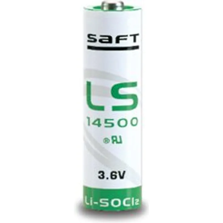 Saft LS14500 Batterie AA Industriezelle Lithium-Thionylchlorid, 3,6V Mignon
