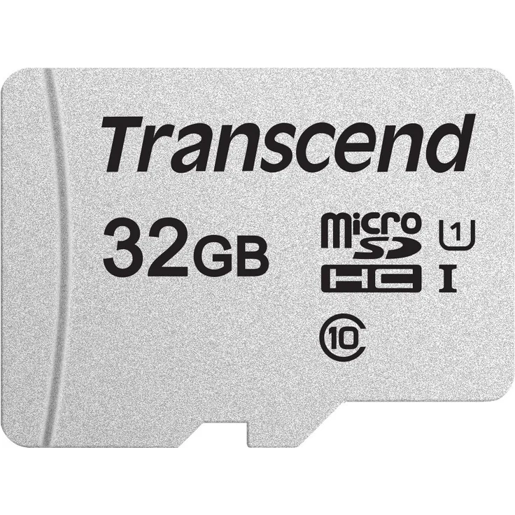 Transcend Highspeed 32GB  micro SDXC-SDHC Speicherkarte (für Smartphones, etc. und Digitalkameras) - Class 10, UHS-I, A1 TS32GUSD300S – Bild 1