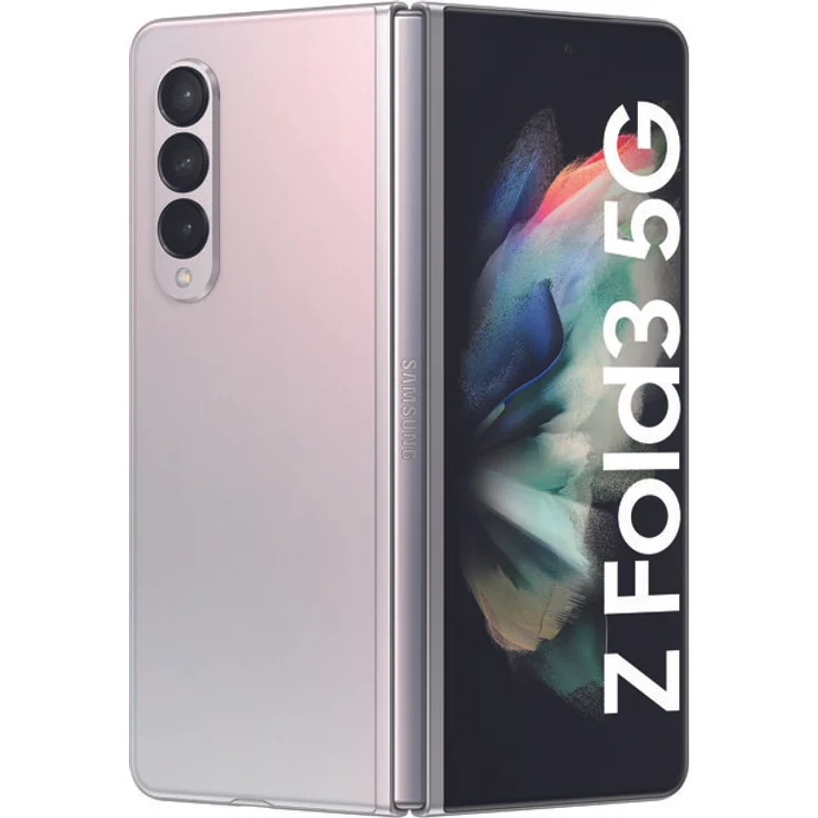 Samsung Galaxy Z Fold 3 5G Smartphone 19,3cm (7,6 Zoll) AMOLED-Display, 512GB interner Speicher, 12GB RAM, Android 11, Phantom Silver – Bild 3