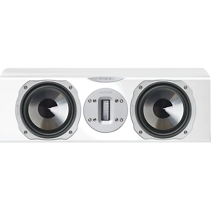 Quadral Chromium Style 1 Base Weiss hochglanz Center-Lautsprecher - 100 Watt - weiß