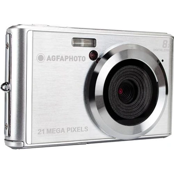 AGFA Photo compact digital camera with 21 megapixel CMOS sensor, 8x digital zoom and LCD display Black