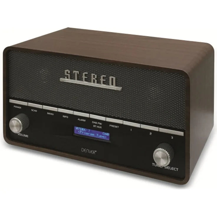 Denver DAB-36 DAB+ Digital Retro Radio Mit Bluetooth Funktion